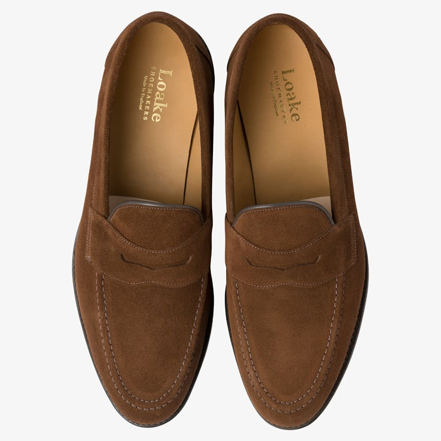 Loake Imperial loafer - brown suede
