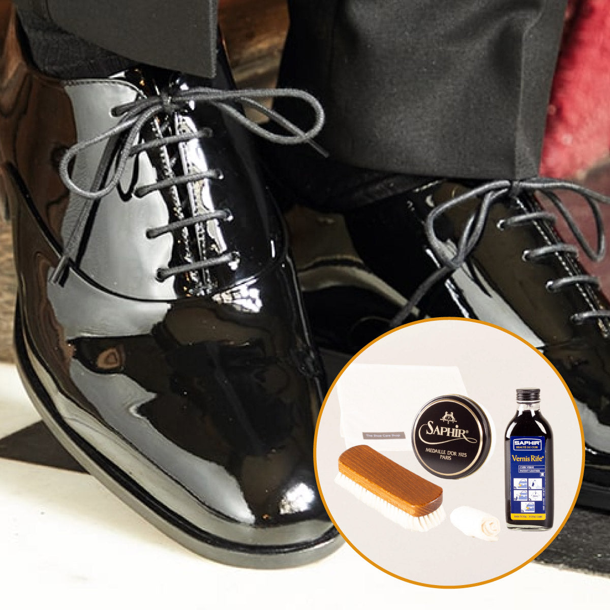 - Care set for patent leather - The Shoe Care Shop
