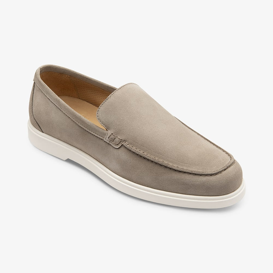Loake Tuscany loafer - stone suede