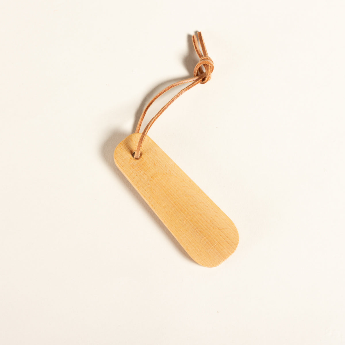 Small beechwood shoe horn 115mm