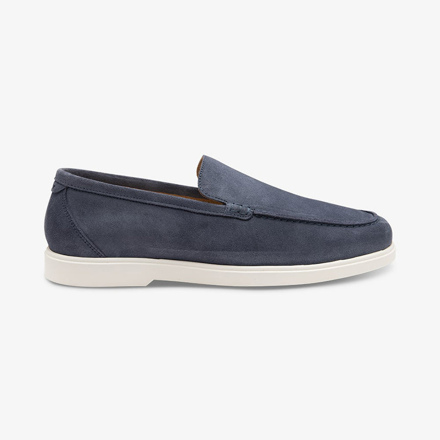 Loake Tuscany loafer - light blue suede