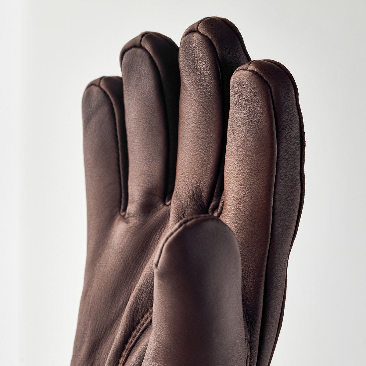 Hestra Burensvik leather gloves - chocolate